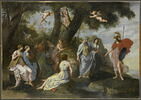 Minerve venant trouver les Muses sur le mont Hélicon, image 1/2