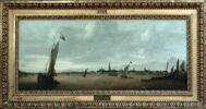 La Rade d'Anvers, vue du sud-ouest, depuis la rive droite de l'Escaut, en amont, à hauteur d'Hoboken, image 8/9
