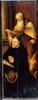 Portrait de l’abbé Antoine Blondel avec saint Antoine, son saint patron, 1632
Avers (face interne) d’un volet droit de retable 
Au revers (face externe) : L’Empereur Charlemagne (ou un roi de France ?) remettant une charte de fondation d’abbaye à une religieuse, image 4/5