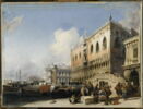 Vue de Venise. Le Quai des Esclavons et le Palais des Doges, image 2/5