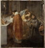 Saint Bonaventure recevant la communion des mains d'un ange, image 8/8