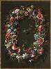 Guirlande de fleurs, oiseaux et papillon, image 1/2