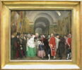 Quatre heures, au Salon, dit aussi fermeture du Louvre (Fermeture du Salon annuel de peinture, alors partiellement installé dans la Grande Galerie du Louvre)., image 2/2