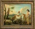 Scène rustique. L'abreuvoir., image 2/2