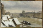 Vue extérieure de la Grande-Galerie du Louvre, image 1/2