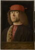 Portrait d'homme (Giulio Mellini ?). Au revers, Paysage avec un oranger sur lequel sont accrochés deux écussons dont l'un porte des armoiries qui ont été identifiées avec celles de Giulio Mellini, image 1/6