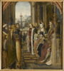 Le roi païen envoie des ambassadeurs demander la main de sainte Ursule, image 1/3