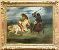 Combat de chevaliers dans la campagne, image 2/2