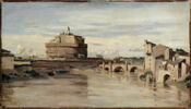 Le château Saint-Ange et le Tibre, Rome., image 3/3
