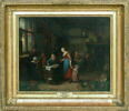 Buveurs et musiciens dans un cabaret, avec enfant au cerceau, image 5/5