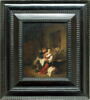 Vieillard lutinant une jeune femme dans un intérieur rustique, image 6/6