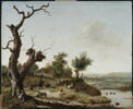 Paysage rustique. Arbres morts, chemin et mare, image 5/5