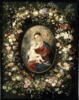 La Vierge, l'Enfant Jésus et des anges au milieu d'une guirlande de fleurs, image 2/2