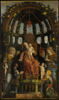 La Vierge et l'Enfant entourés de six saints (Michel, André, Longin, Georges, Élisabeth, le jeune saint Jean Baptiste) et adorés par Francesco II Gonzaga, dit La Vierge de la Victoire., image 1/14