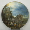 Vue de fantaisie: temple antique et pont, image 4/7
