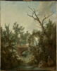 Paysanne lavant près d'un pont. Ancien titre : Paysage avec pont, image 1/24