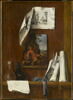 Nature morte en trompe l'oeil : le vin ou allégorie du goût, image 1/2