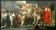 Le Couronnement de la reine à l'abbaye de Saint-Denis, le 13 mai 1610, image 2/4