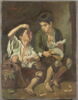 Enfants mangeant des pastèques et des raisins, image 1/13