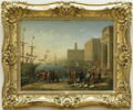 Vue d'un port avec le Capitole, image 4/4