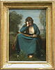 Liseuse couronnée de fleurs ou La muse de Virgile., image 2/2