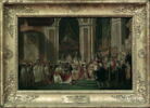 Le sacre de l'empereur Napoléon 1er et le couronnement de l'impératrice Joséphine dans la cathédrale Notre-Dame de Paris, le 2 décembre 1804, image 2/2