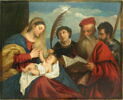 La Vierge à l' Enfant avec saint Étienne, saint Jérôme et saint Maurice, image 5/7
