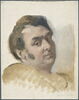 Tête d'homme replet et coloré Armand Bertin. Verso : tête d'homme de trois quarts à droite, M. de Sacy, image 5/6