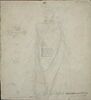 Tête d'homme de profil à gauche. Monsieur Lebel (ou Libel ?). Au verso : homme se drapant dans sa toge, image 4/6