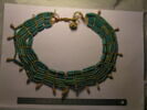 collier ousekh ; perle tubulaire ; perle en pavot ; amulette, image 1/2