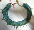 collier ousekh ; perle tubulaire ; perle en pavot ; amulette, image 2/2