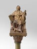 Louis XVIII sommet du sceptre de la statue La Restauration du Quadrige de l'arc de triomphe du Carrousel, image 1/10