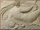 Nymphe et petit génie monté sur un dragon marin, image 2/7