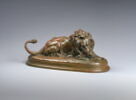 Lion dévorant une biche, image 3/3