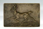 Cerf de Virginie au trot, image 1/3