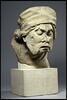 Tête d'homme coiffé d'un bonnet les yeux baissés, image 4/6