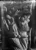 Colonne torse et chapiteau historiés : personnages et êtres fantastiques, Annonce aux bergers, Nativité, Sommeil des Mages, image 22/25