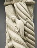 Colonne torse et chapiteau historiés : personnages et êtres fantastiques, Annonce aux bergers, Nativité, Sommeil des Mages, image 10/25