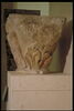 Fragment d'un chapiteau double (?) : l'Annonciation, la Visitation et décor végétal, image 4/7