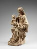 Vierge assise portant l'Enfant sur le bras droit, image 1/9