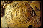 Panneau de boiserie à décor de trophée guerrier, image 5/5