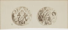 Valve de miroir : Dieu le Père entre saint Jean Baptiste et saint Charlemagne, image 4/5
