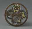 Plaque : Christ bénissant entre deux anges, image 1/3