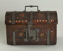 Coffret : monogramme ML, rosaces et rinceaux, image 1/4