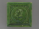 Plaque de poêle carrée : Musicienne, image 1/5
