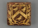 Carreau de pavement orné d'armoiries, image 1/2