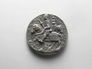 Médaille : Giovanni II Bentivoglio , gouverneur de Bologne (1443-1508) / Bentivoglio à cheval, en armure, image 2/2
