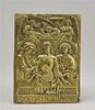 Plaquette : Christ au tombeau entre la Vierge et saint jean, image 1/2