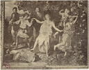 Une danse de bergers et bergères, de la droite de la tenture des Sujets de la Fable ou des Amours de Psyché, image 7/7