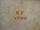 Commode à cinq tiroirs, dessus de marbre blanc, image 4/7